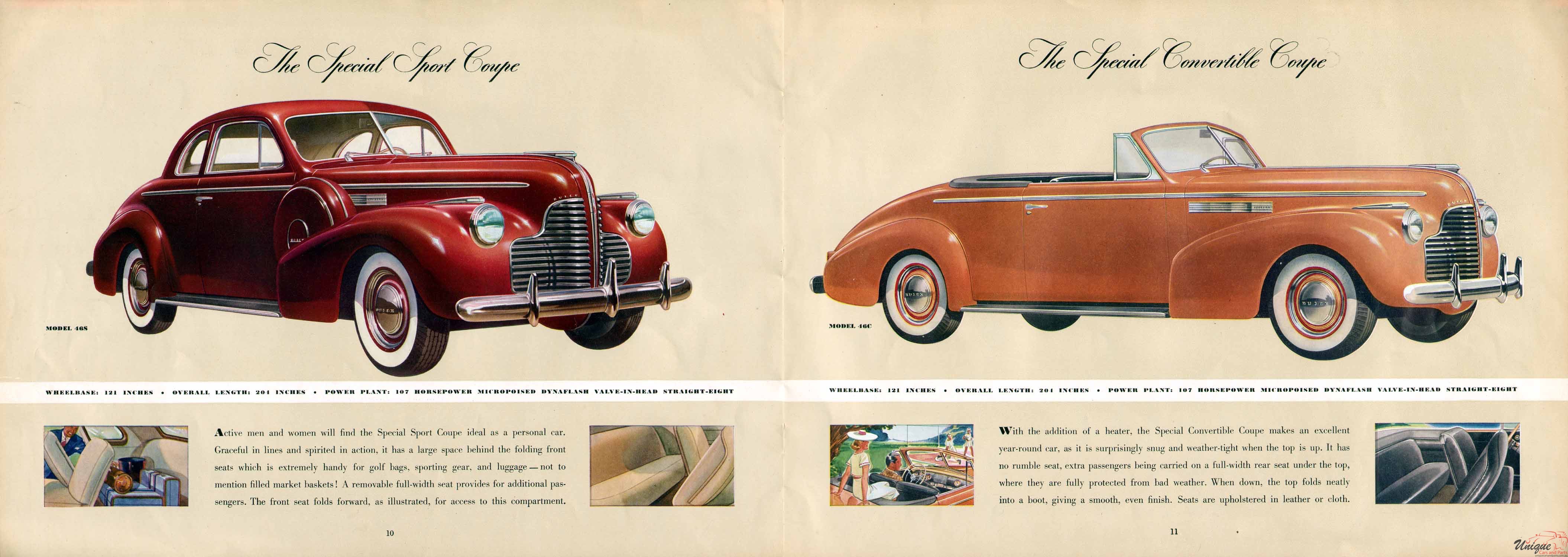 1940 Buick Brochure Page 10
